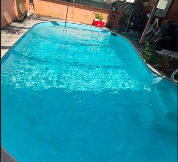 Poolside Luxe residential pool maintenance work