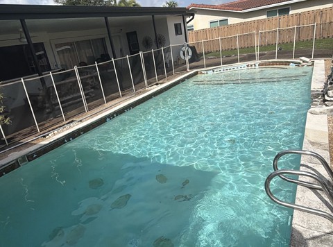 Pool water care work completed by Poolside Luxe